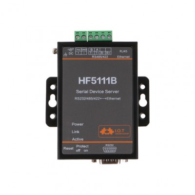 Serieller Server RS485 zu WLAN Externe Antenne Drahtloses Kommunikationsmodul HF7211‑0 5‑36V Serieller Serverserver 160 MHz